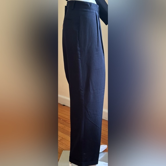 Grant Thomas Navy Blue Khakis Dressed Pants Size 42 X 30 Little Damage 2… - Picture 3 of 14